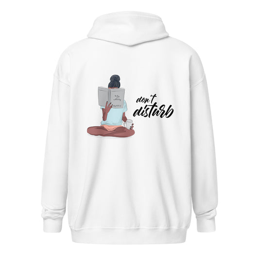 Do not Disturb zip hoodie