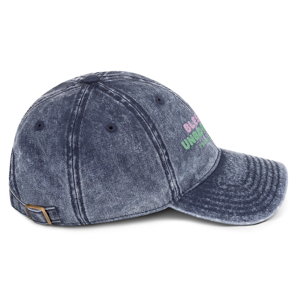 Blessed & Unbothered Vintage Dat Hat (Philippians 4:6-7)