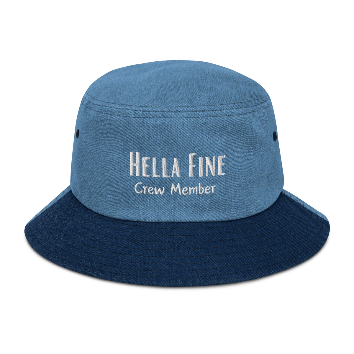 Hella Fine Crew Denim Bucket Hat