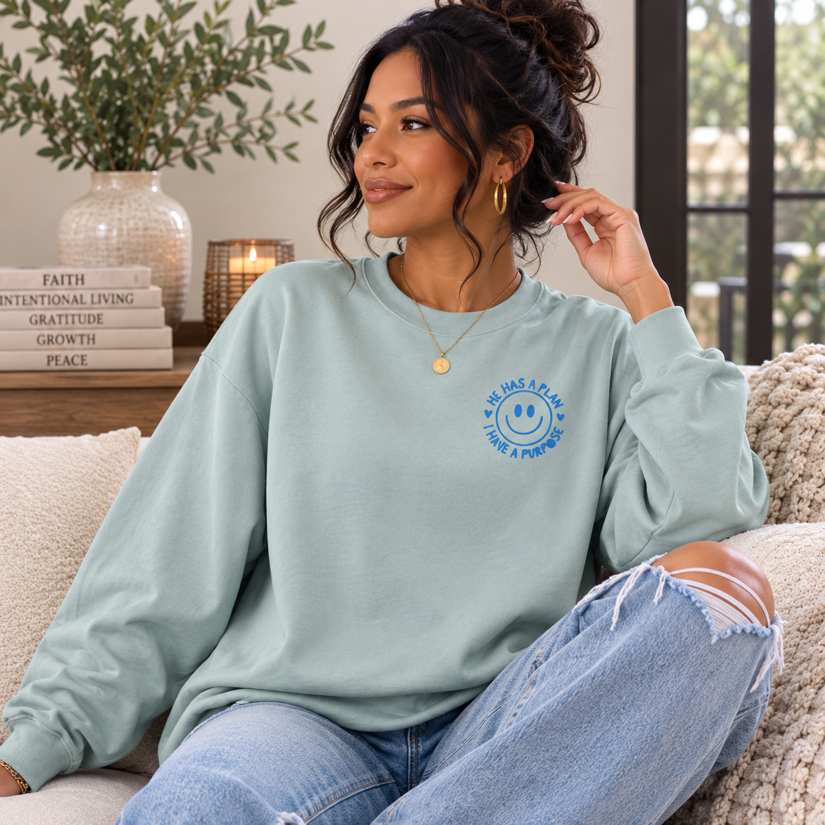 His Plan. My Purpose Crewneck