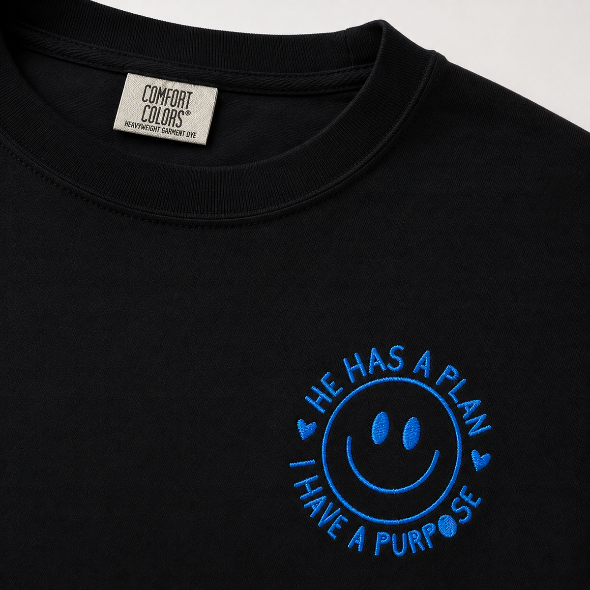 His Plan. My Purpose Embroidered Women’s boxy tee